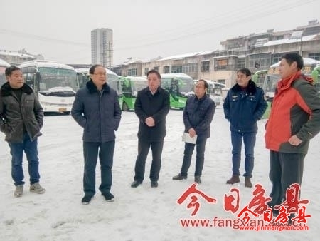 蔡賢忠檢查雨雪冰凍天氣防范應對工作