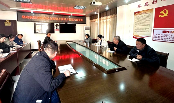縣殘聯舉行結對幫扶化龍鎮上營村鄉村振興座談會