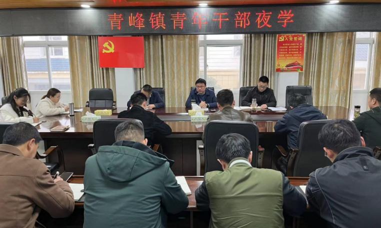 青峰鎮：“夜學班”為青年干部賦能加力 助推能力作風建設再上臺階