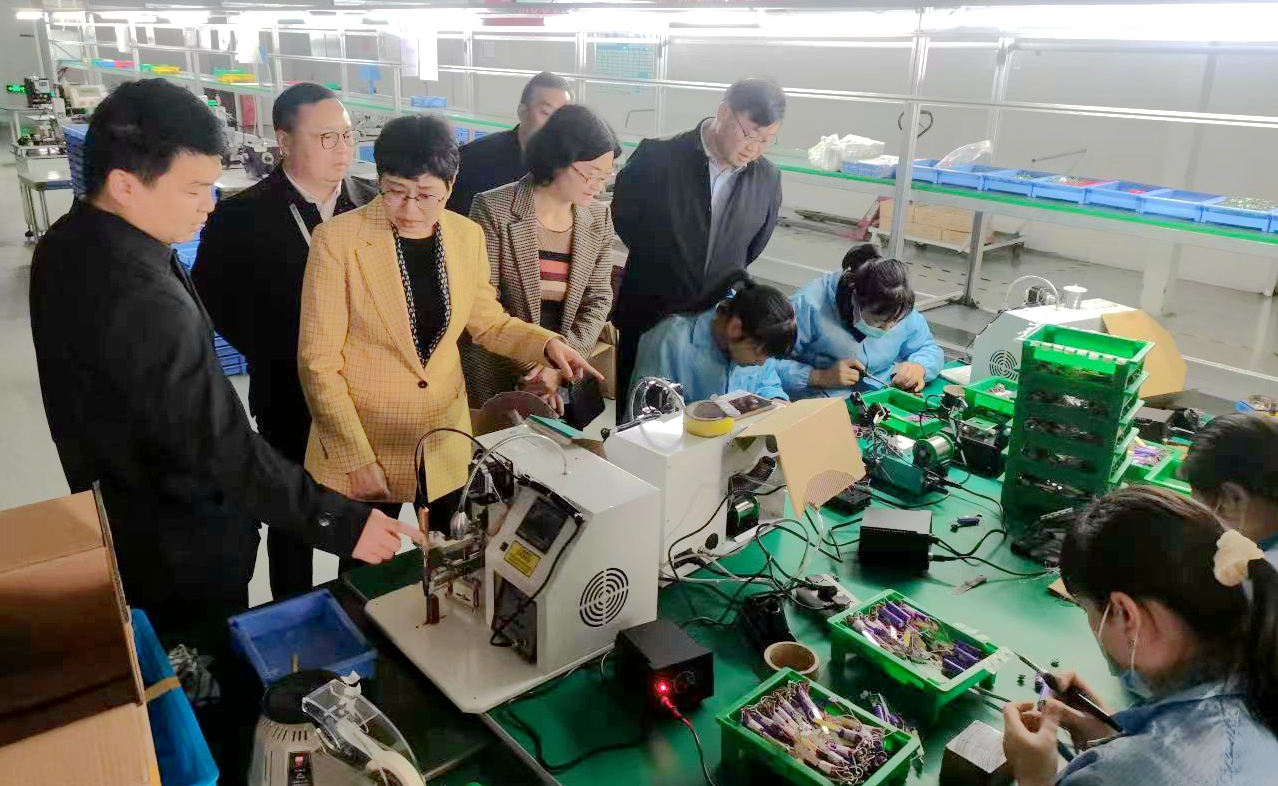 市政協副主席朱云慧一行來房縣調研新型電池產業