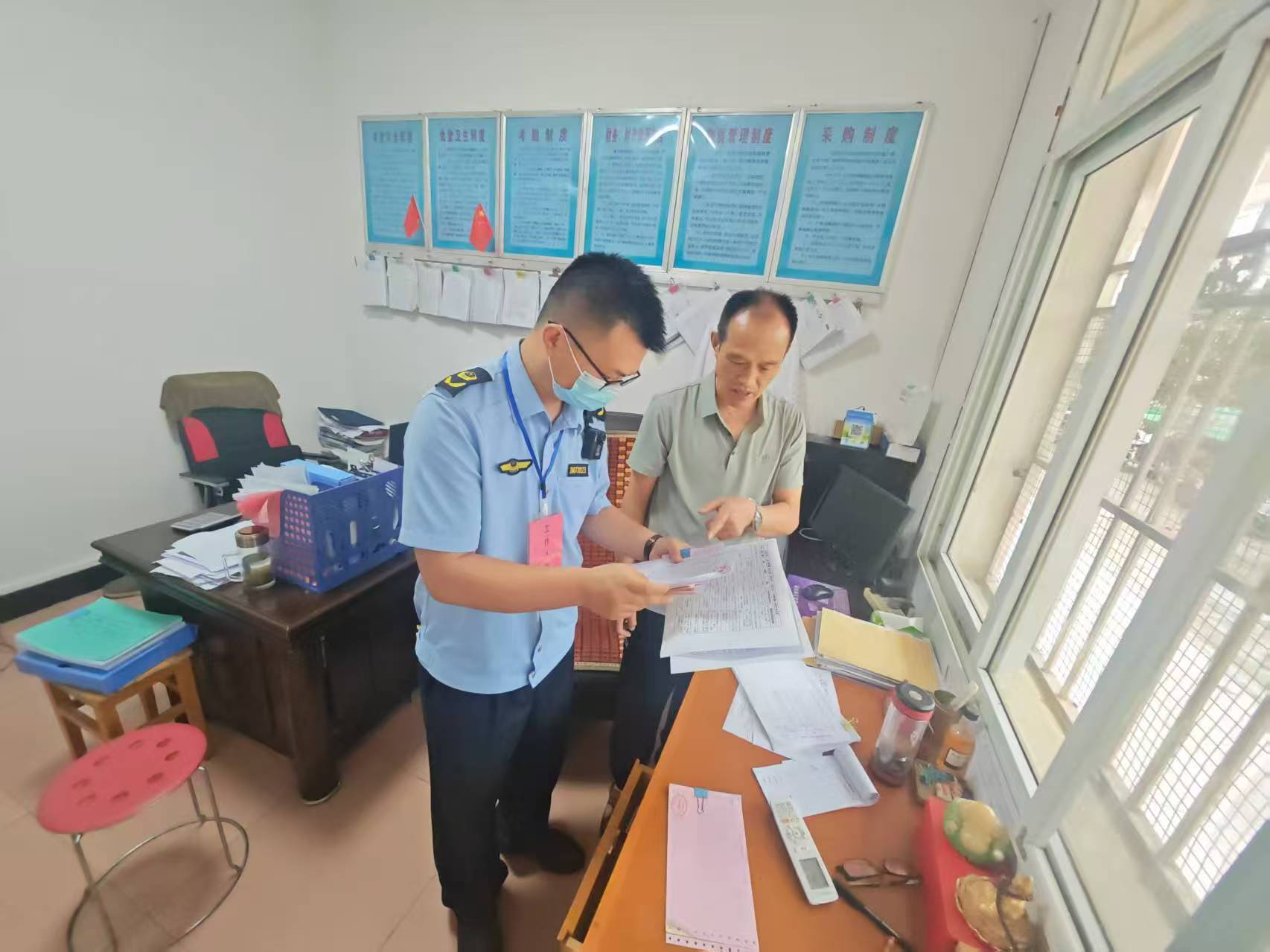 縣市場監督管理局城關所：嚴把校園食品安全關 護航中高考學子飲食安全